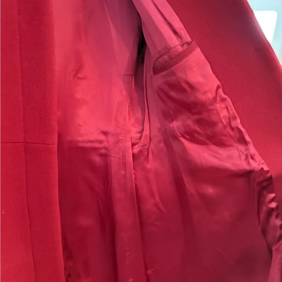 J. Crew WOOL Red Dress coat from Gilmore Girls - Picture 8 of 11